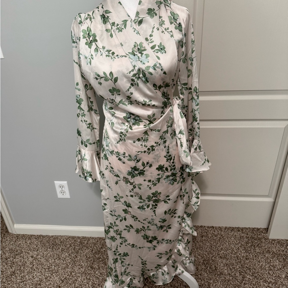 Floral Wrap Dress